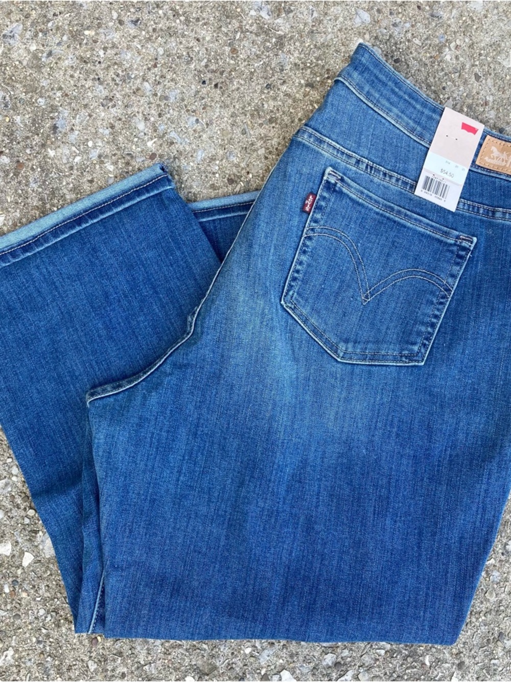 Levi's Women's Medium Blue Classic Capri Size 20W